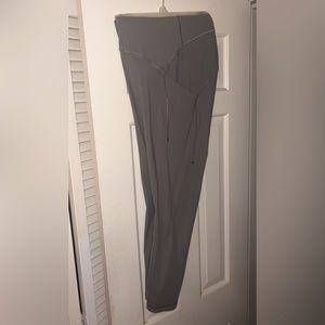 Grey size 16 Lululemon Power Thru High-Rise Tight 25”